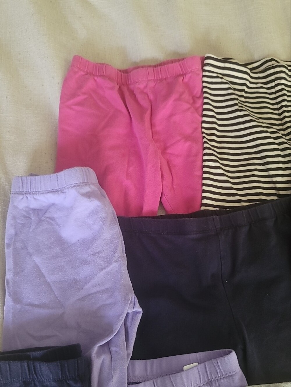 x14 Girls Assorted Solid And Print Bike Shorts, Sizes 7-8 - Picture 5 of 10